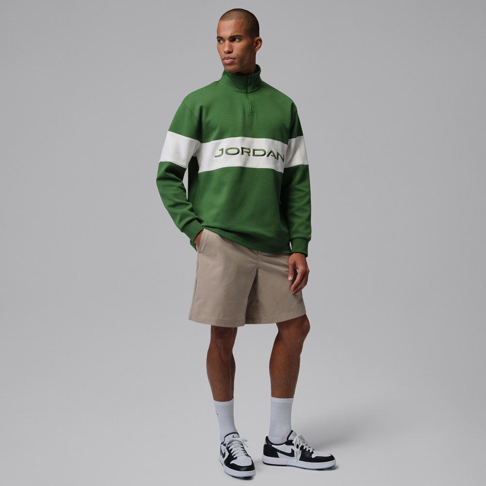 Jordan Golf Pullover - DF Colour Block HZ - Forest Green SU26