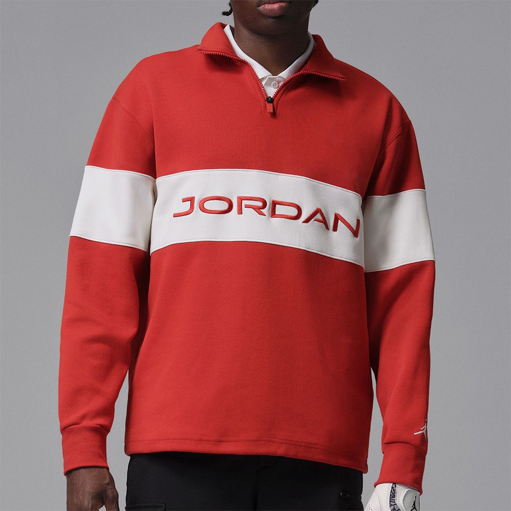 Jordan Golf Pullover - DF Colour Block HZ - Mystic Red SP26