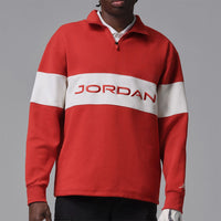 Jordan Golf Pullover - DF Colour Block HZ - Mystic Red SP26