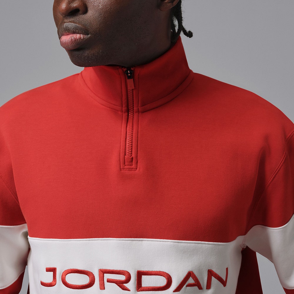 Jordan Golf Pullover - DF Colour Block HZ - Mystic Red SP26