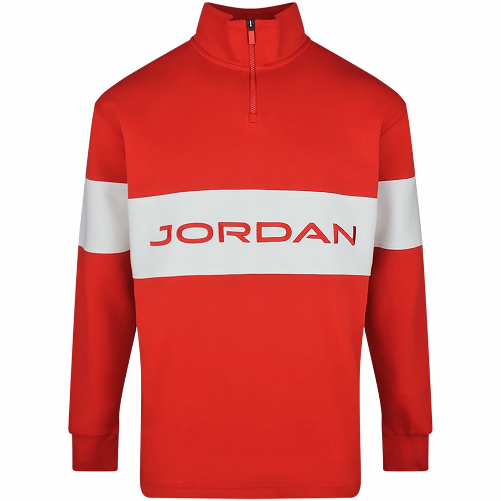 Jordan Golf Pullover - DF Colour Block HZ - Mystic Red SP26