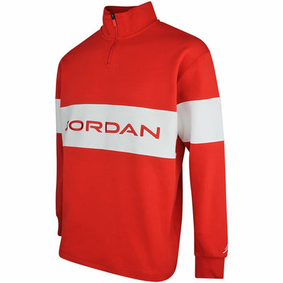 Jordan Golf Pullover - DF Colour Block HZ - Mystic Red SP26