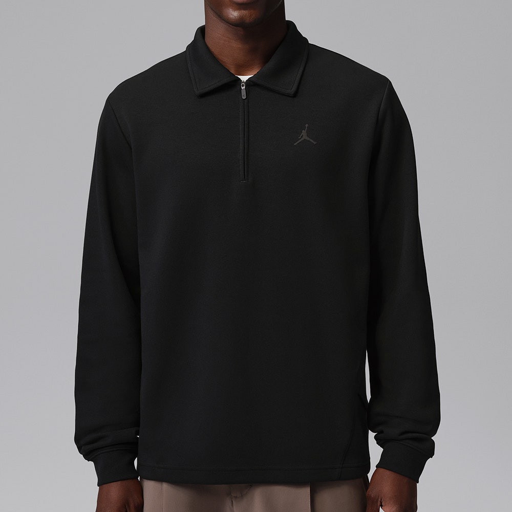 Jordan Golf Pullover - QZ Sweater Polo - Black HO26