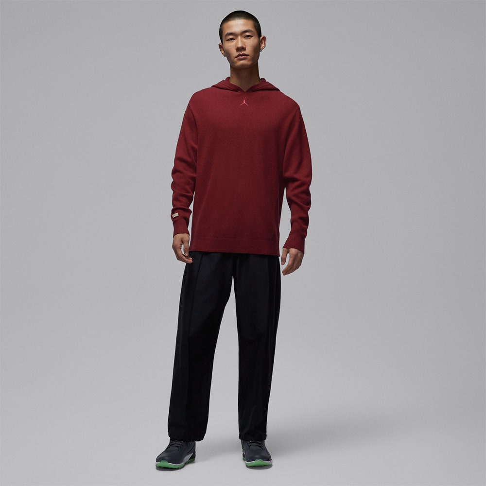 Jordan Golf Pullover - Signature Cashmere Hoodie - Team Red SP26