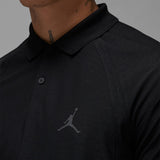 Jordan Golf Shirt - DF ADV Jacquard Polo - Black SP24