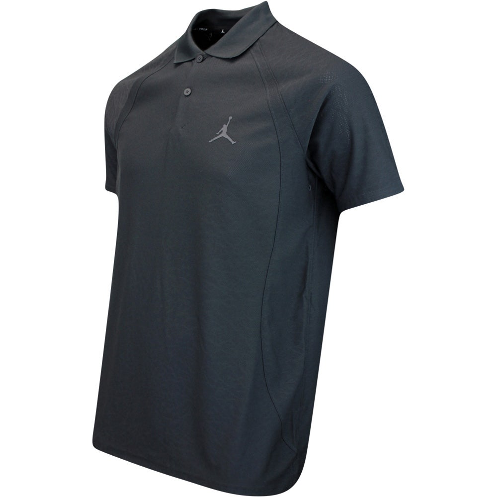 Jordan Golf Shirt - DF ADV Jacquard Polo - Black SP24