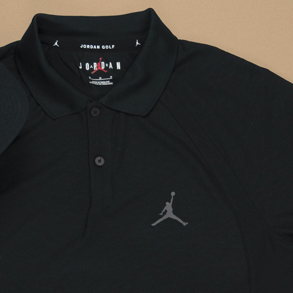 Jordan Golf Shirt - DF ADV Jacquard Polo - Black SP24