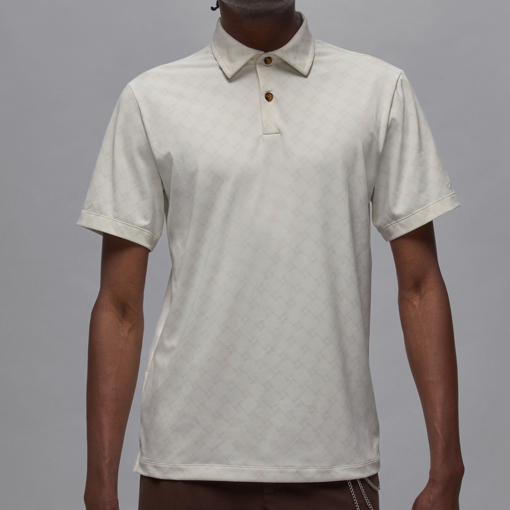 Jordan Golf Shirt - DF All Over Print Polo - Phantom 2026