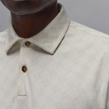 Jordan Golf Shirt - DF All Over Print Polo - Phantom 2026