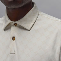 Jordan Golf Shirt - DF All Over Print Polo - Phantom 2026