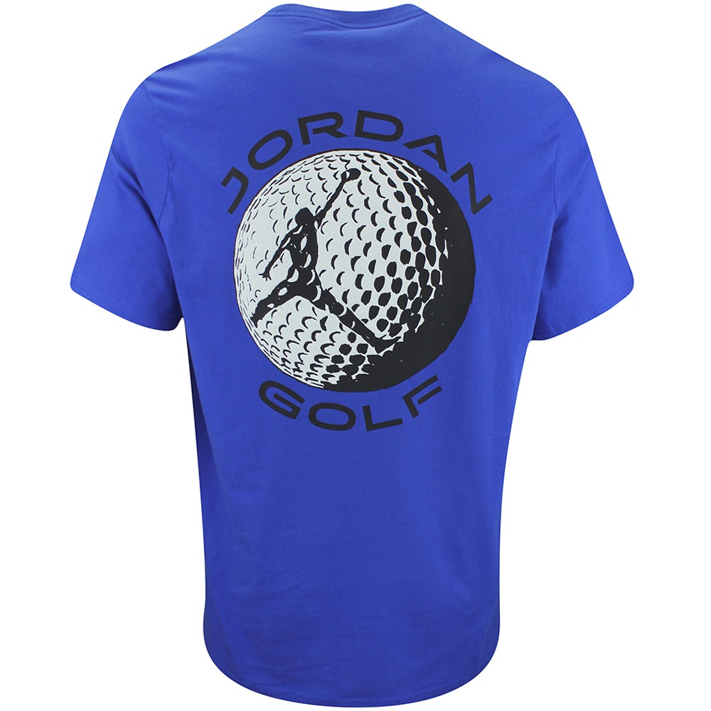 Jordan Golf Shirt - DF Crew Neck Tee - Game Royal HO25