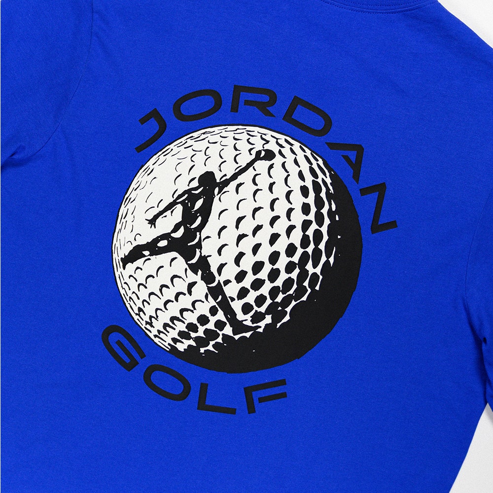Jordan Golf Shirt - DF Crew Neck Tee - Game Royal HO25