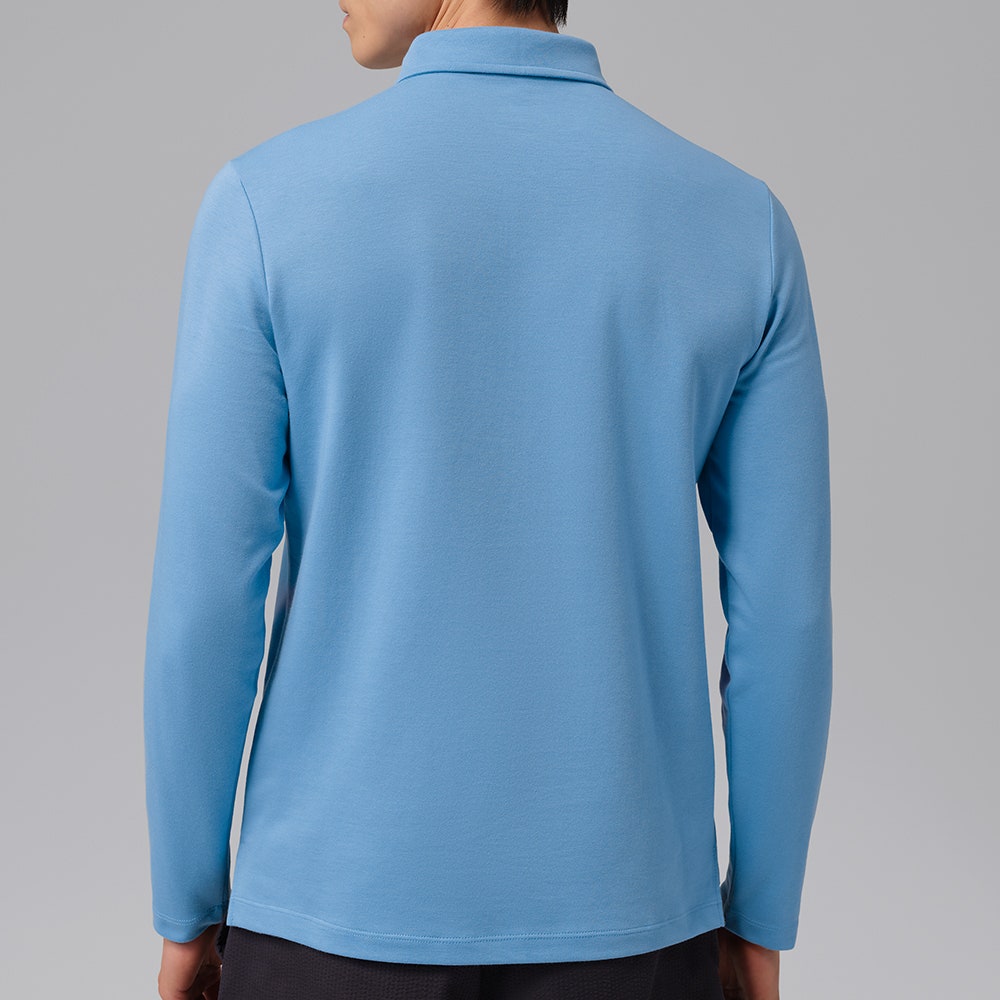Jordan Golf Shirt - DF Long Sleeve Polo - December Sky HO26
