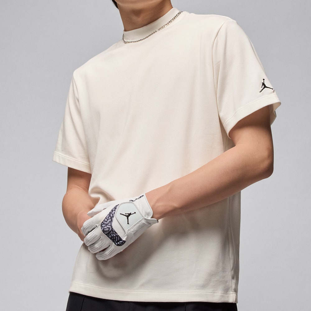 Jordan Golf Shirt - DF Mock Neck Polo - Sail SP26