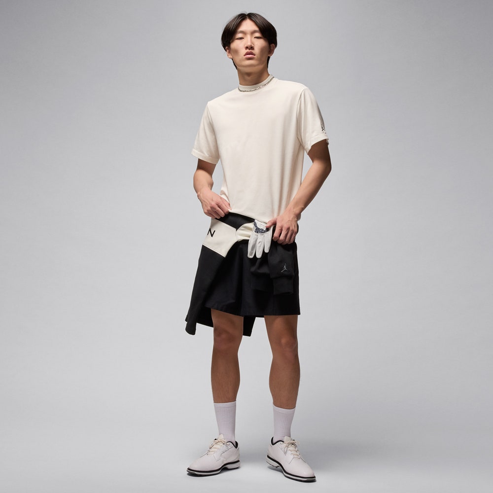 Jordan Golf Shirt - DF Mock Neck Polo - Sail SP26