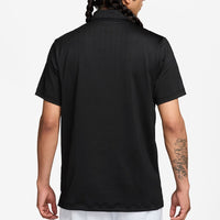 Jordan Golf Shirt - DF Signature Jacquard Polo - Black SP26