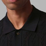 Jordan Golf Shirt - DF Signature Knit Button Down - Black SP26