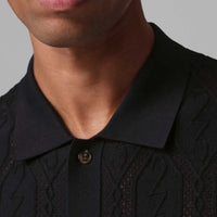 Jordan Golf Shirt - DF Signature Knit Button Down - Black SP26