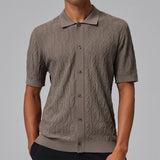 Jordan Golf Shirt - DF Signature Knit Button Down - Olive Grey SP26