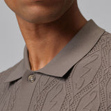 Jordan Golf Shirt - DF Signature Knit Button Down - Olive Grey SP26