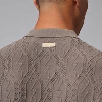Jordan Golf Shirt - DF Signature Knit Button Down - Olive Grey SP26