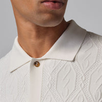 Jordan Golf Shirt - DF Signature Knit Button Down - Sail SP26