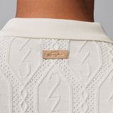 Jordan Golf Shirt - DF Signature Knit Button Down - Sail SP26