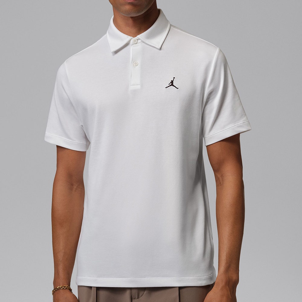 Jordan Golf Shirt - DF Sport Polo - White FA26