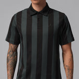 Jordan Golf Shirt - DF Sport Stripe Polo - Black SP26