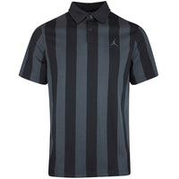 Jordan Golf Shirt - DF Sport Stripe Polo - Black SP26