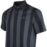 Jordan Golf Shirt - DF Sport Stripe Polo - Black SP26