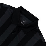 Jordan Golf Shirt - DF Sport Stripe Polo - Black SP26