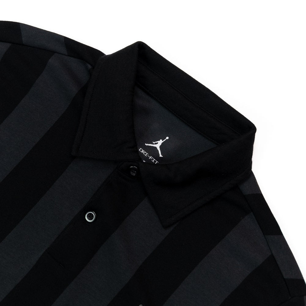 Jordan Golf Shirt - DF Sport Stripe Polo - Black SP26