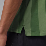 Jordan Golf Shirt - DF Sport Stripe Polo - Forest Green SU26