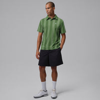 Jordan Golf Shirt - DF Sport Stripe Polo - Forest Green SU26