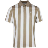 Jordan Golf Shirt - DF Sport Stripe Polo - Khaki SP26