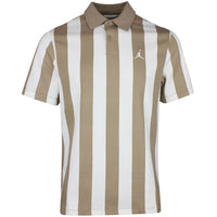 Jordan Golf Shirt - DF Sport Stripe Polo - Khaki SP26