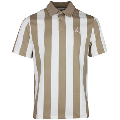 Jordan Golf Shirt - DF Sport Stripe Polo - Khaki SP26