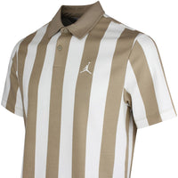 Jordan Golf Shirt - DF Sport Stripe Polo - Khaki SP26