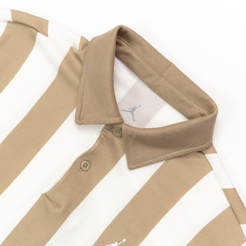 Jordan Golf Shirt - DF Sport Stripe Polo - Khaki SP26