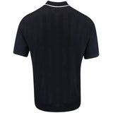 Jordan Golf Shirt - SS Button Down Knit Polo - Black FA25
