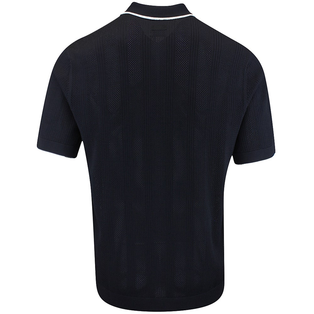 Jordan Golf Shirt - SS Button Down Knit Polo - Black FA25