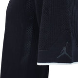 Jordan Golf Shirt - SS Button Down Knit Polo - Black FA25