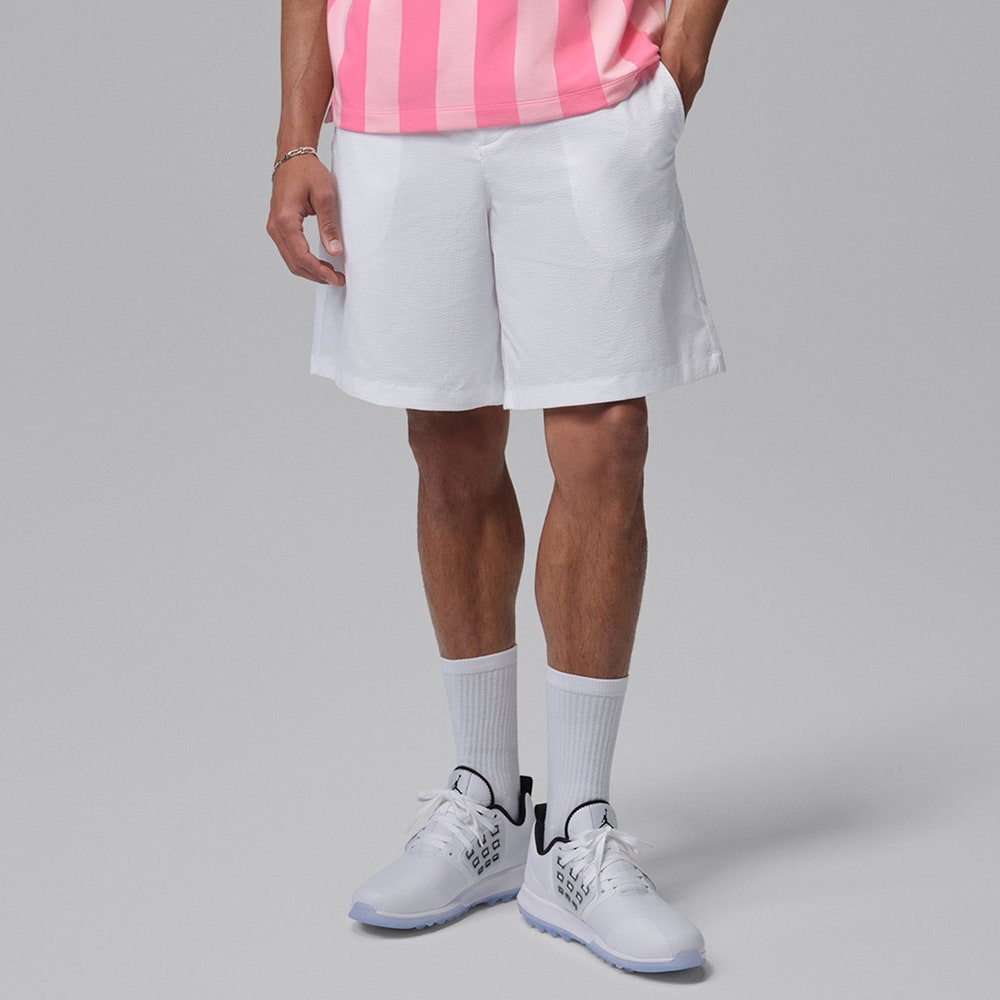 Jordan Golf Shorts - DF Statement Seersucker 8" - White SU26