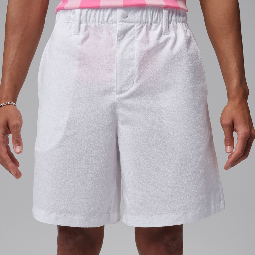 Jordan Golf Shorts - DF Statement Seersucker 8" - White SU26