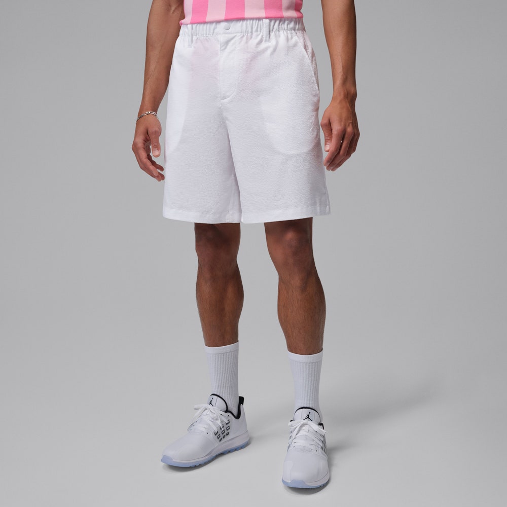 Jordan Golf Shorts - DF Statement Seersucker 8" - White SU26
