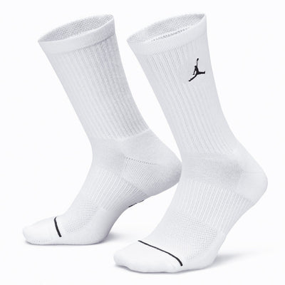 Jordan Golf Socks - Jumpman Everyday Crew - 3 Pack White SP26