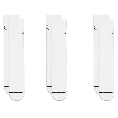 Jordan Golf Socks - Jumpman Everyday Crew - 3 Pack White SP26