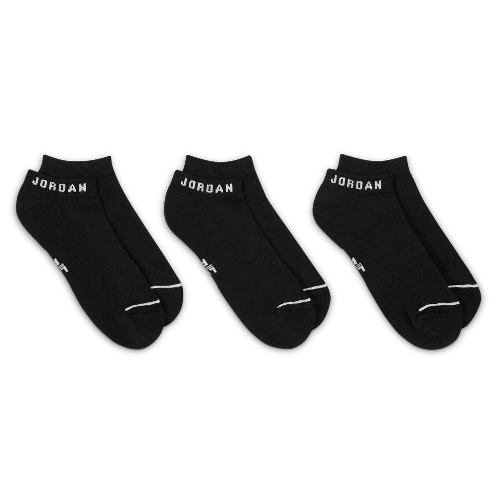 Jordan Golf Socks - Jumpman Everyday No-Show - 3 Pack Black 2026