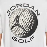 Jordan Golf T-Shirt - DF Crew Neck Tee - White FA25